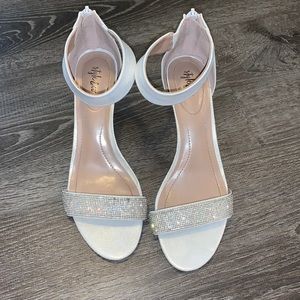 Sparkly Open Toed Heals